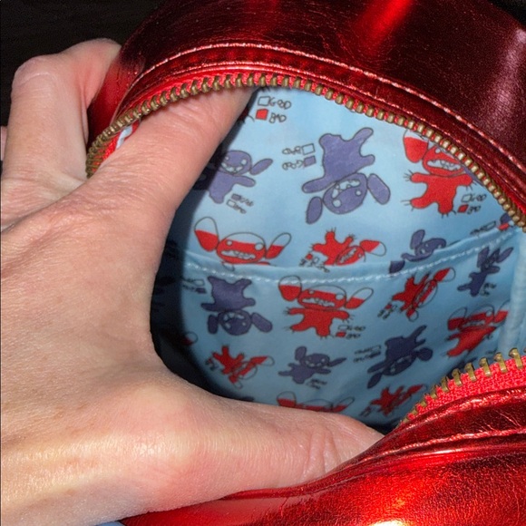 Disney Red and Blue Stitch villain Backpack - Picture 5 of 6